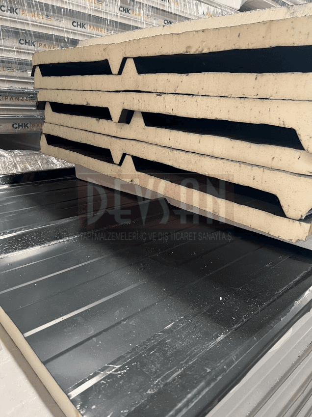 Sandvic Çatı Paneli 3 Hadve 40mm. Ral9002