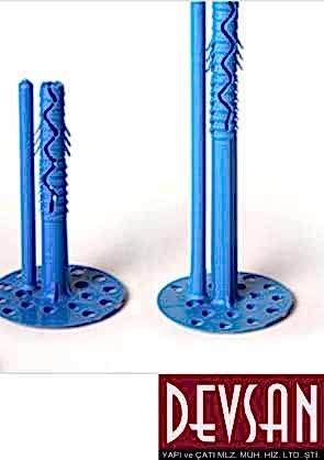 Mantolama Dübeli 10cm. Mavi